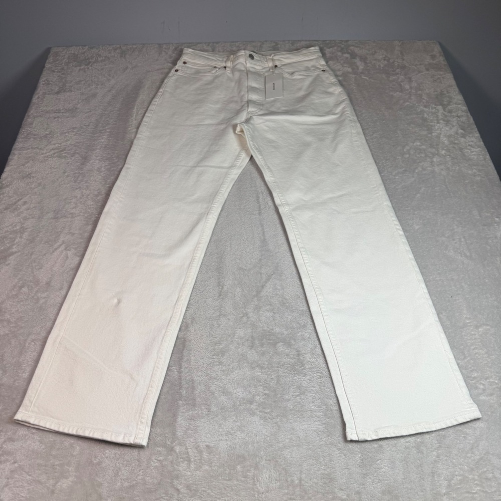 NWT Buck Mason Womens 31 x 30 Natural Ridge Twill Rider Denim Pants